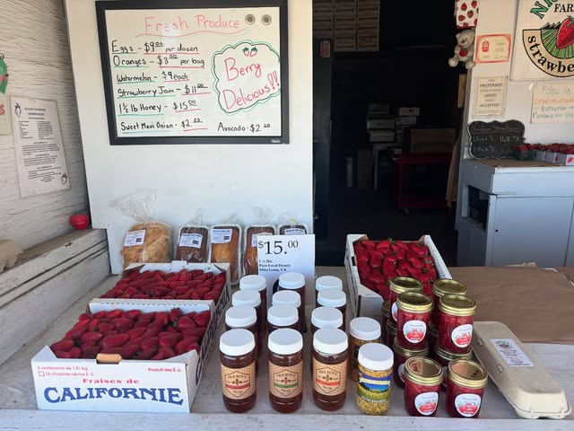 Juicy sweet California strawberries