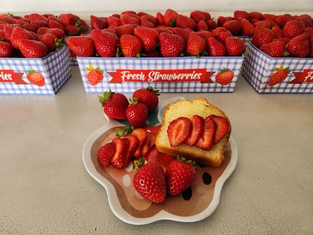 Summer harvest at the roadside farm stand