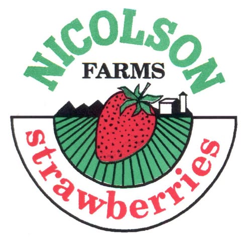 Nicolson Strawberries Official Logo